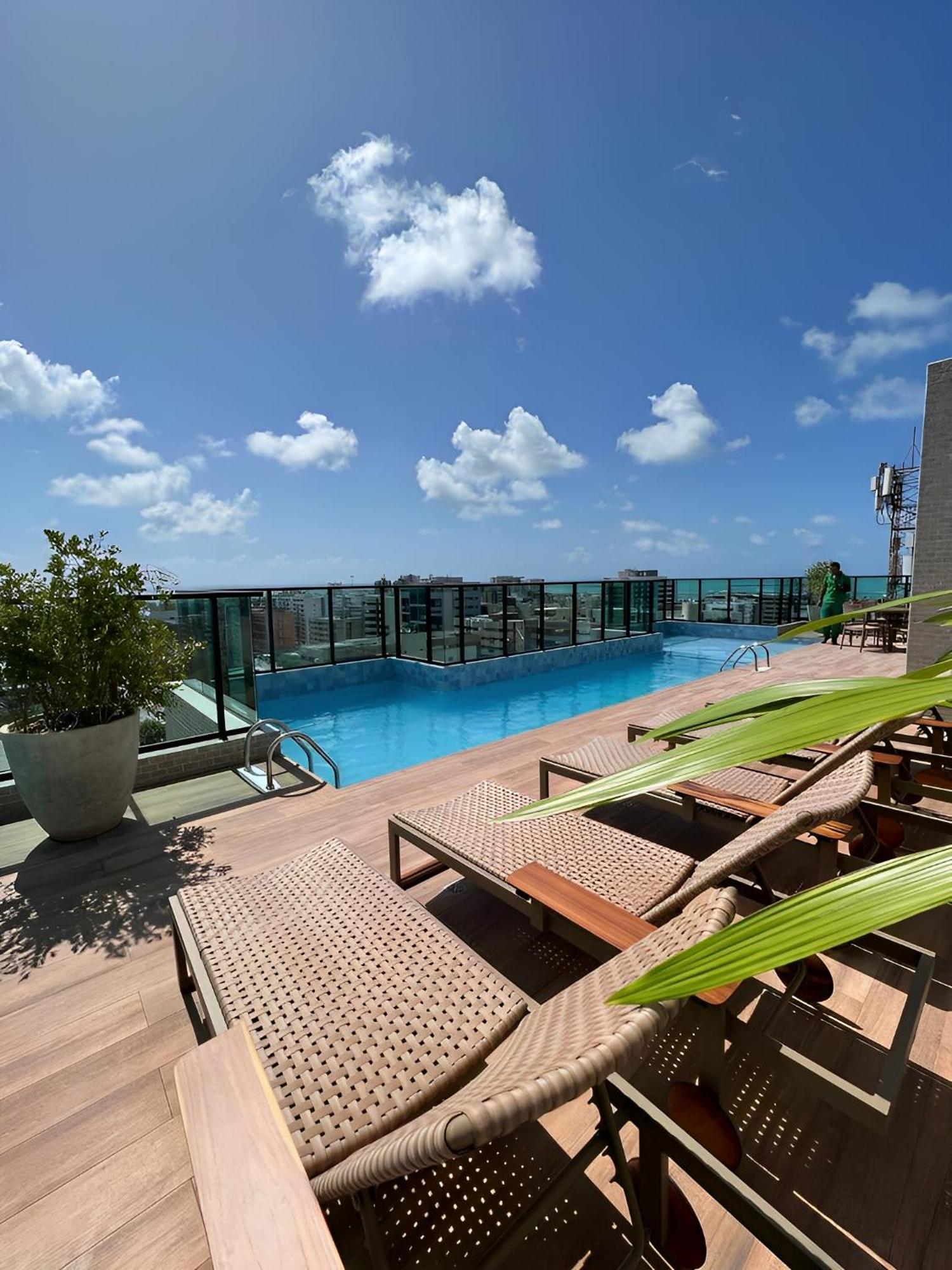 Novissimo, 500M Praia, Garagem, Vista - Luzes Do Arrebol Maceió Exterior foto